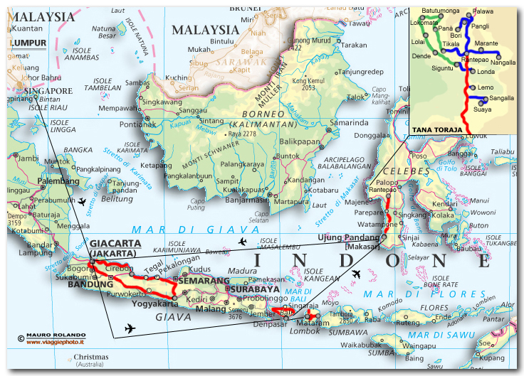 mappa indonesia